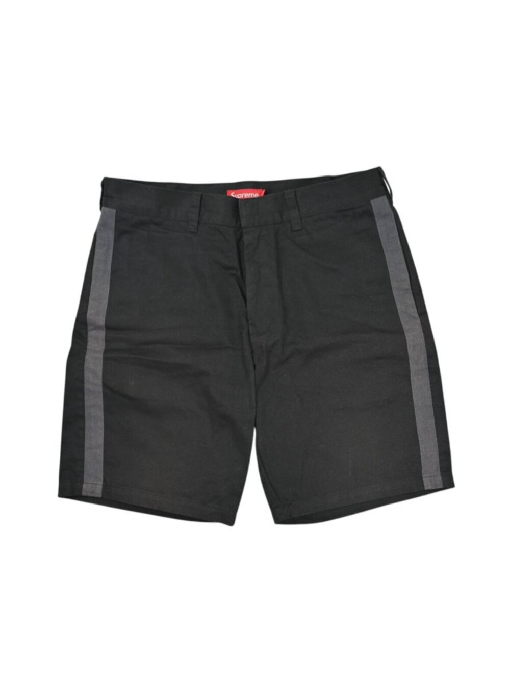 Supreme Side Stripe Work Short in Black